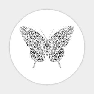 Butterfly Mandala Magnet